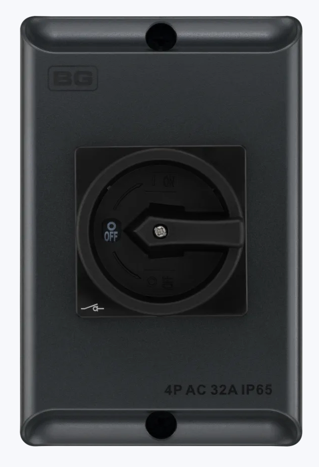 BG 32A Rotary Isolator - Anthracite
