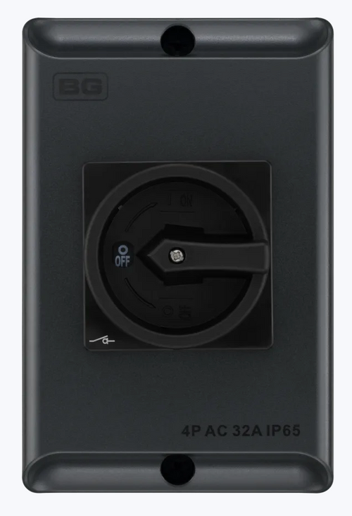 BG 32A Rotary Isolator - Anthracite