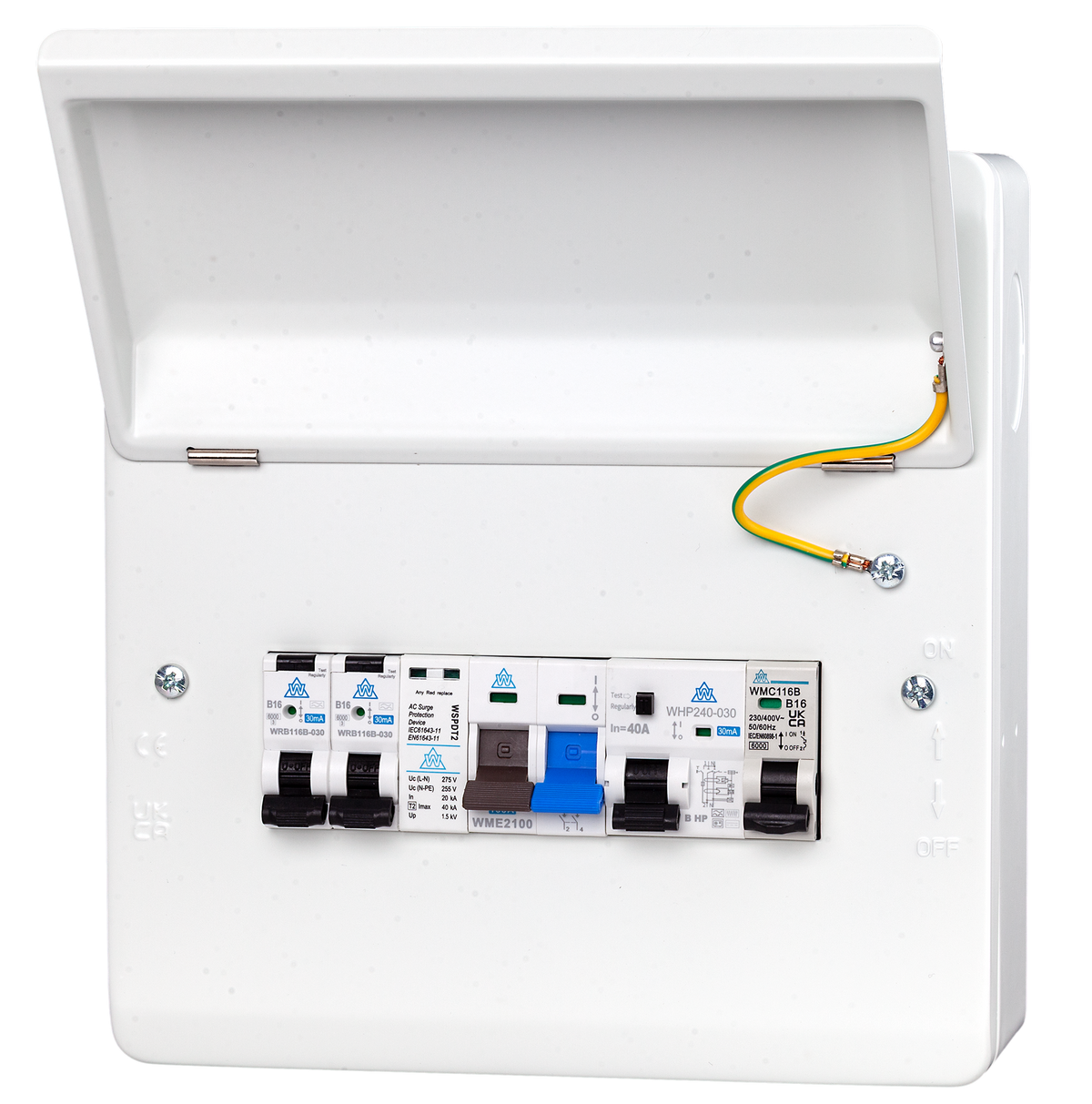 WCED Heat Pump Consumer Unit - Suitable for Vaillant Heat Pumps (8-Way)